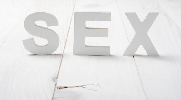 istock White letters forming the word SEX 847751884