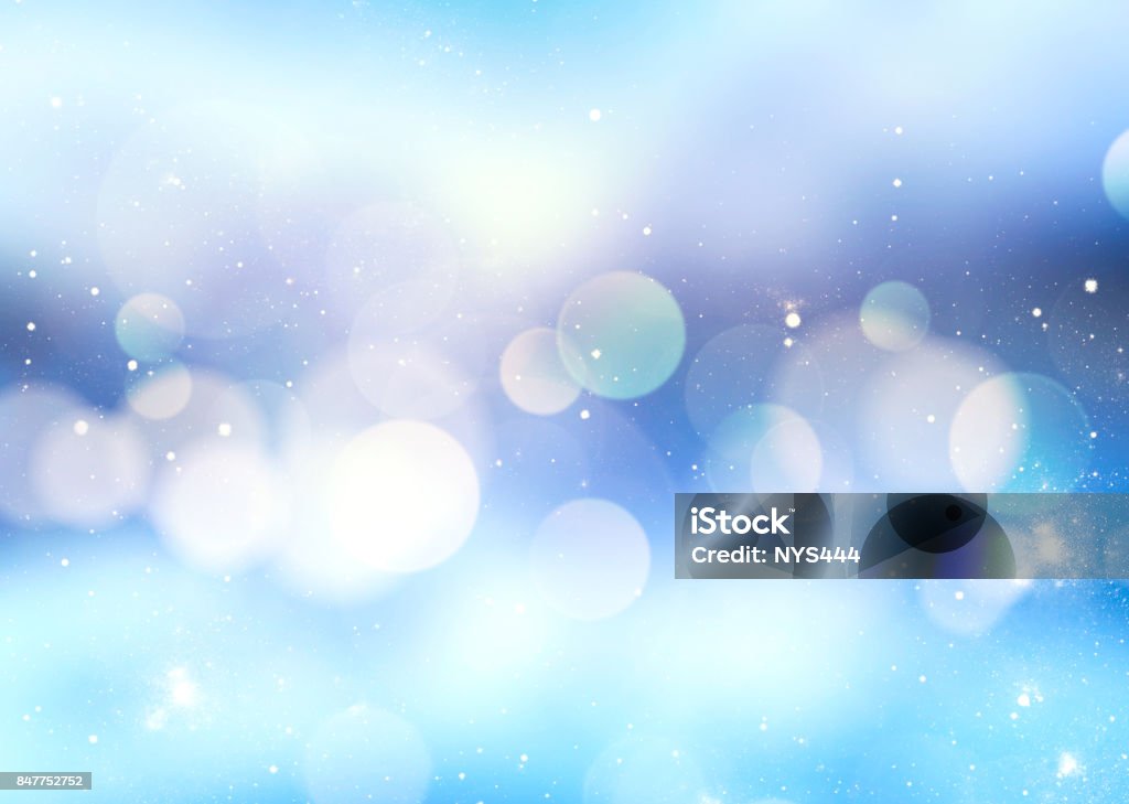 Winter blue blur background. Chrismas blurred background.Winter backdrop. Backgrounds Stock Photo