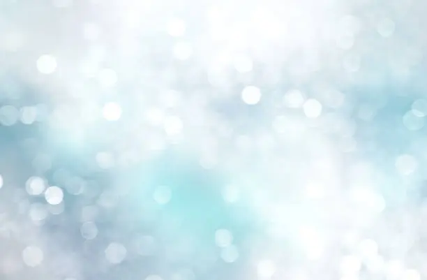 Photo of Winter xmas white blue background.