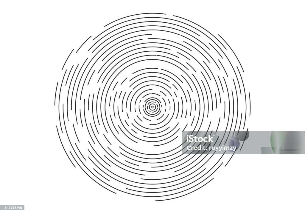 Abstract geometric vortex, Circular swirl lines, fingerprint. Vector illustration Abstract geometric vortex, Circular swirl lines, fingerprint. Vector illustrationAbstract geometric vortex, Circular swirl lines, fingerprint. Vector illustration Concentric stock vector