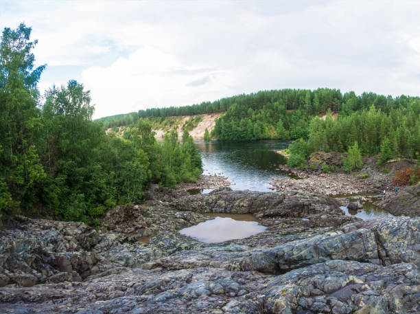 istock On an ancient volcano Girvas, Karelia. 847760610