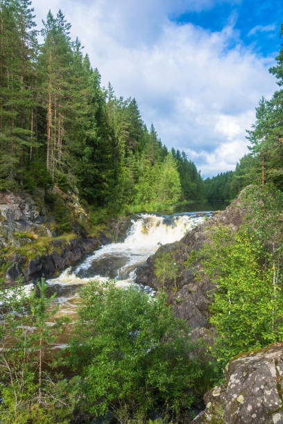 istock At the waterfall Kivach, Karelia. 847762730