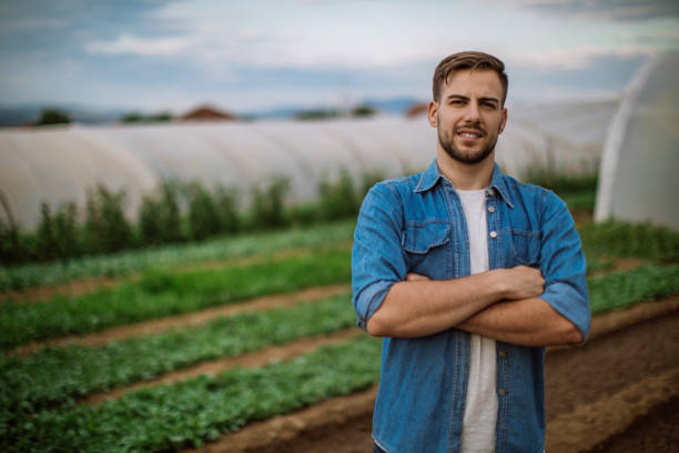 istock Successful young business man on his farm 847762788