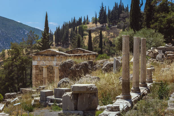 istock The Athenian Treasury - Delphi - Greece 847774700