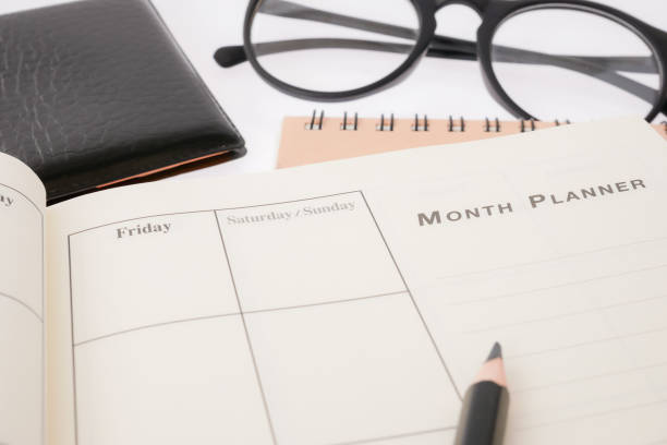 istock blank planning notebook and pen on desk use us organizer schedule life or business planner concept 847775458