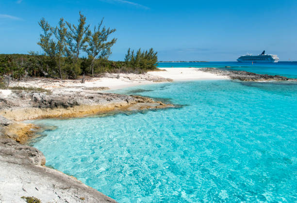 Caribbean Island Beaches stock photo