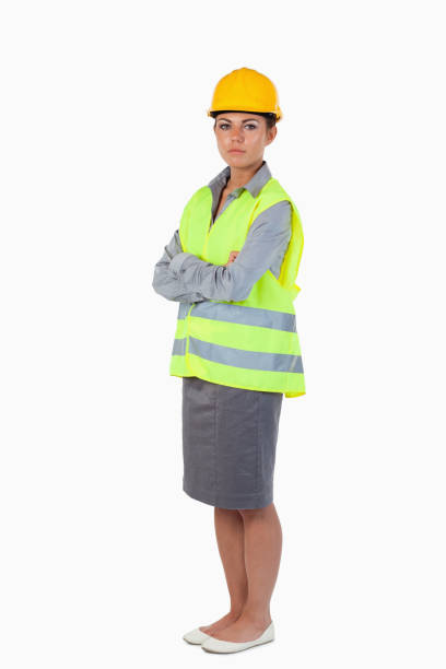 istock Portrait of a serious female architect 847799622
