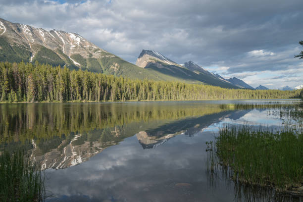 istock Mountain lake landscape in Canada 847807518