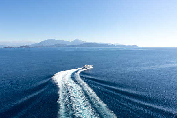 istock white yacht on the sea 847808690