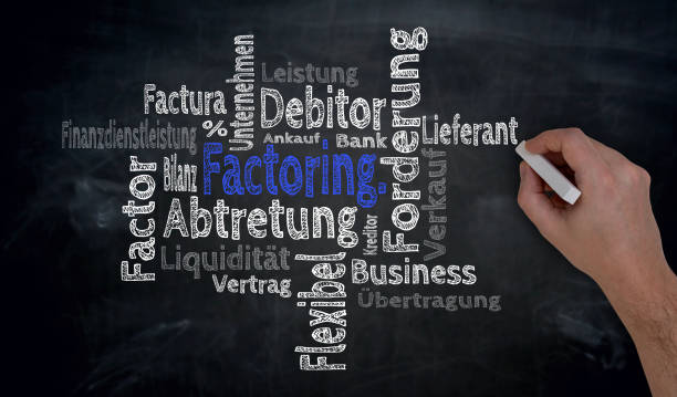 istock Factoring Cloud is written by hand on blackboard 847815004