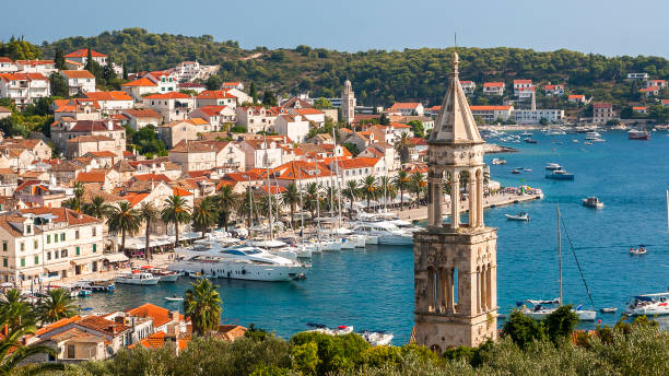 istock Nice City Hvar in Hvar Island in Croatia 847826372