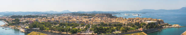 istock Beautiful Corfu town panorama 847832416