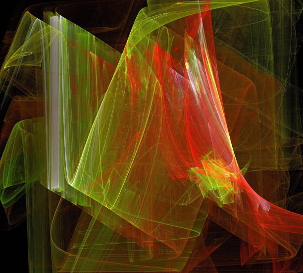 istock image of one Digital Fractal on Black Color 847832866