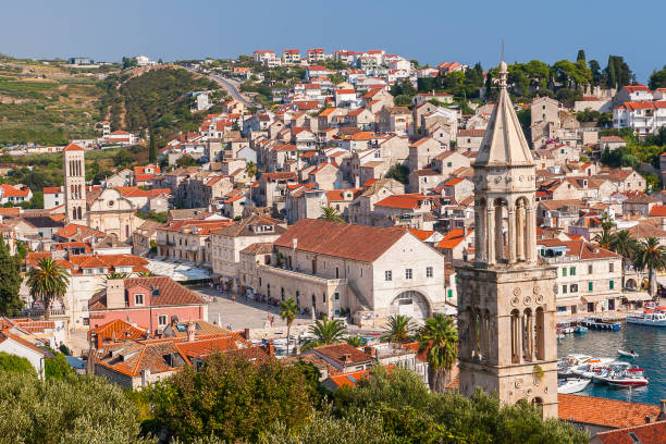 istock Nice City Hvar in Hvar Island in Croatia 847833530