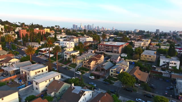 Downtown Los Angeles Skyline Aerial