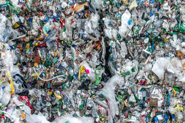 istock Plastic Prepared For Recycling In The Landfill 847834536