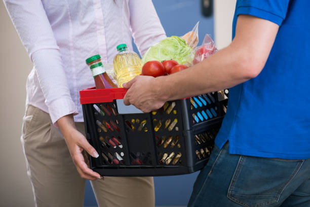 istock Driver Delivering Online Grocery Order 847839468