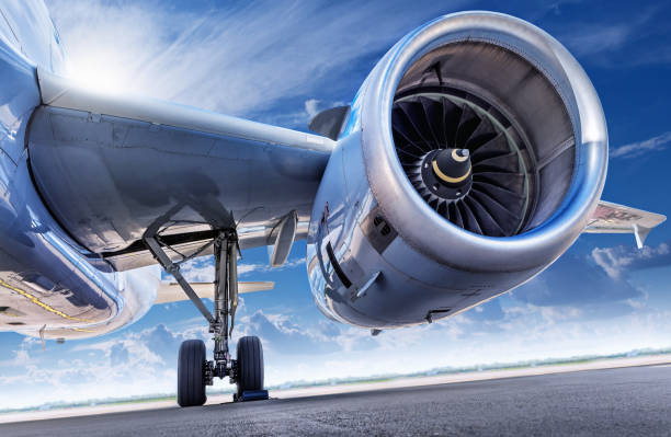 jet engine jet engine of an aircraft aerospace industry stock pictures, royalty-free photos & images