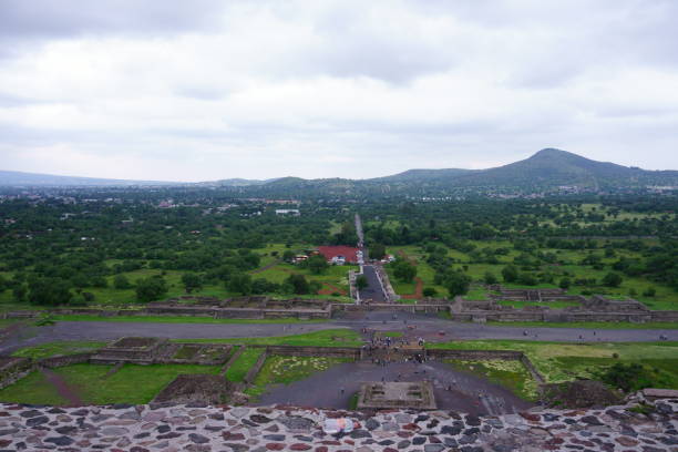 istock Bird eye view from the top of Pyramid. 847860348