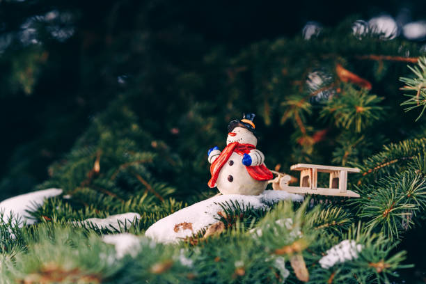 Handmade miniature christmas tree decoration