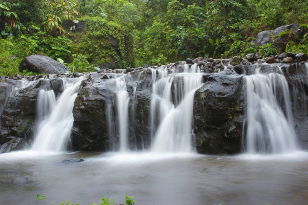 istock A slow shutter picture of waterfall on a rainy day 847879652