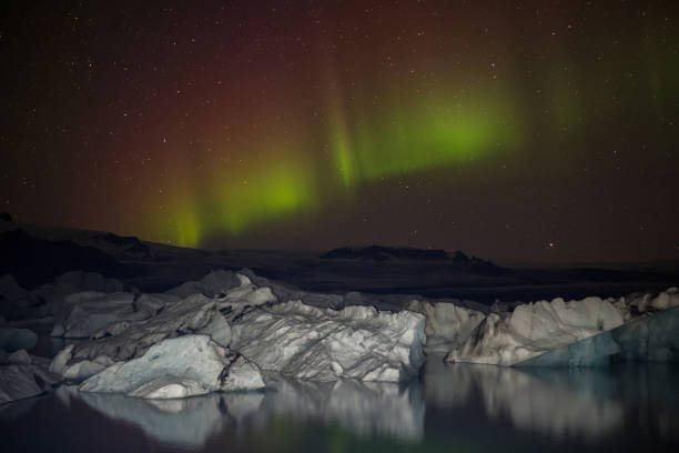 istock Glacial Icebergs and Northern Lights 847880724