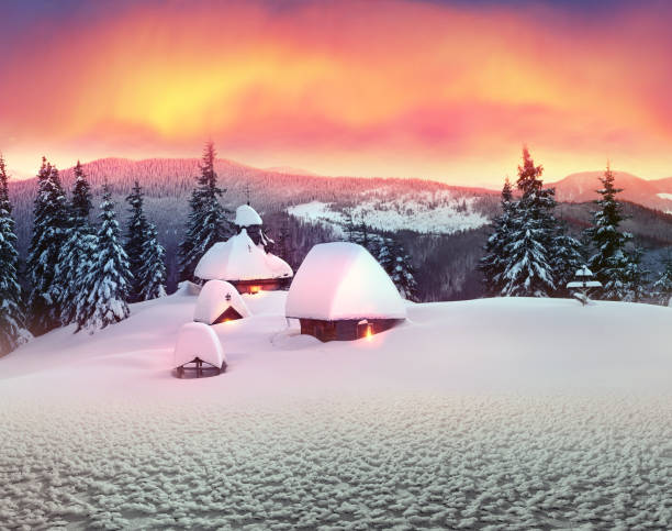 istock Lonely church in the wild mountains. 847889784