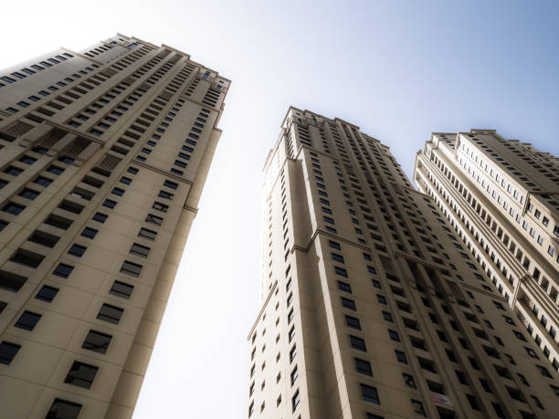 istock Towering skyscrapers catch the bright sunlight in Dubai 847890272