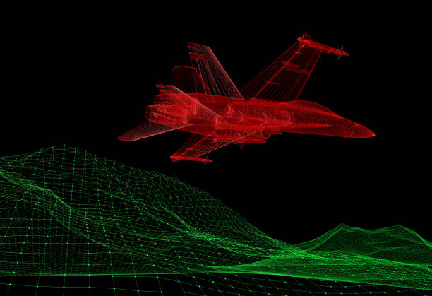 istock Flying Simulator of The Fighter Plane 847893656
