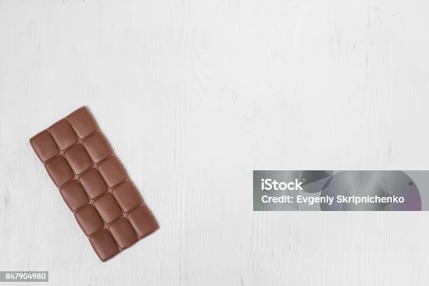 Tile Milk Dark Chocolate Stock Photo - Download Image Now - Back, Backgrounds, Bar - Drink Establishment