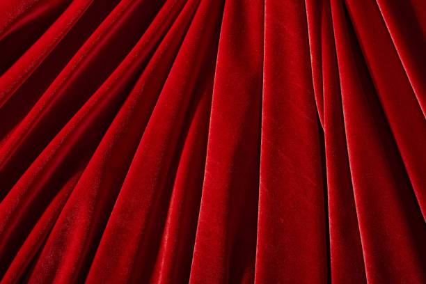 istock red velvet textile for background or texture 847910100