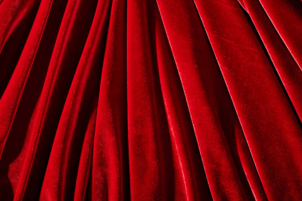 istock red velvet textile for background or texture 847912398