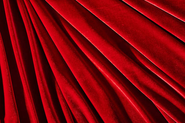 istock red velvet textile for background or texture 847912486