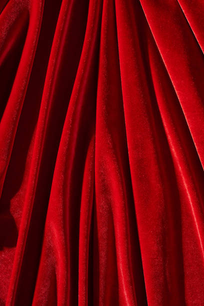 istock red velvet textile for background or texture 847912718