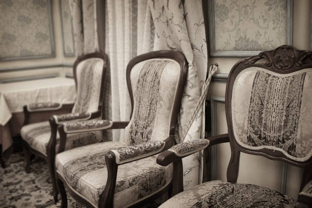 istock Vintage antique chairs 847923380