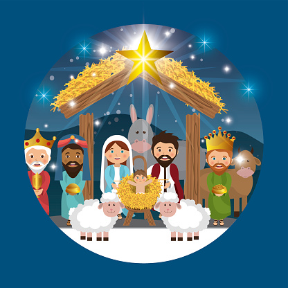 Ilustración de Silueta Nacimiento Feliz Navidad Diseño y más Vectores  Libres de Derechos de Natividad - Objeto religioso - Natividad - Objeto  religioso, Adviento, Arte - iStock