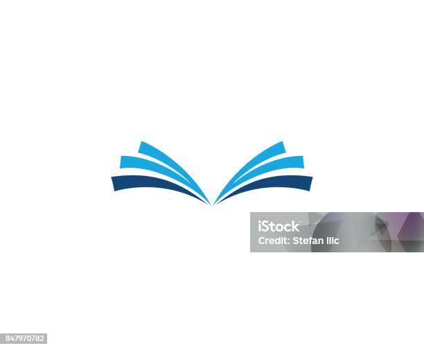 Book Icon Stock Illustration - Download Image Now - Book, Open, Logo
