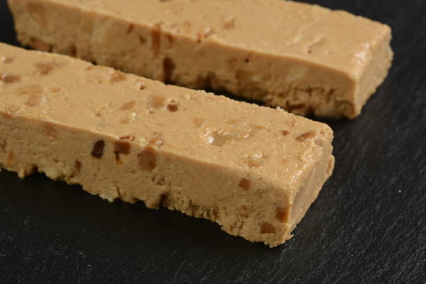 istock Soft almond nougat, in pieces 847977692