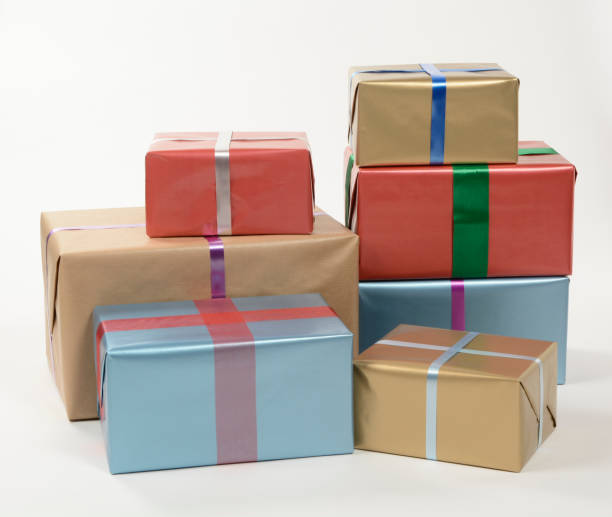 istock Gift boxes of different colors 847977744