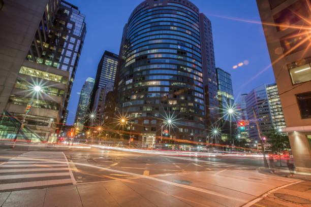istock Downtown Toronto - Evening Long Exposure in the Financial District 847977748