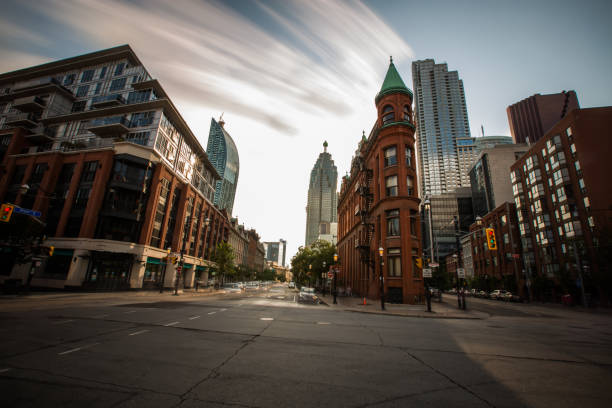 istock Downtown Toronto - Urban Long Exposure 847983626