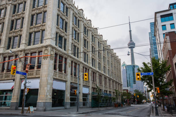 A View Along Toronto's Queen Street
