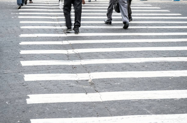 istock Pedestrian crossing road 847998156