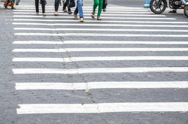 istock Pedestrian crossing road 847998434