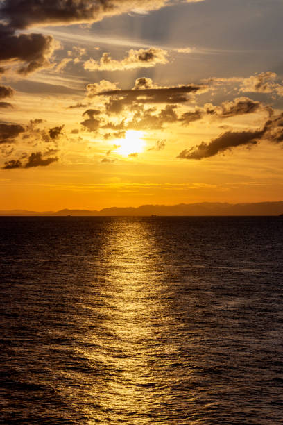 istock The sunset in Izu-oshima 848002752