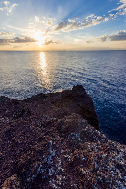 istock The sunset in Izu-oshima 848004916