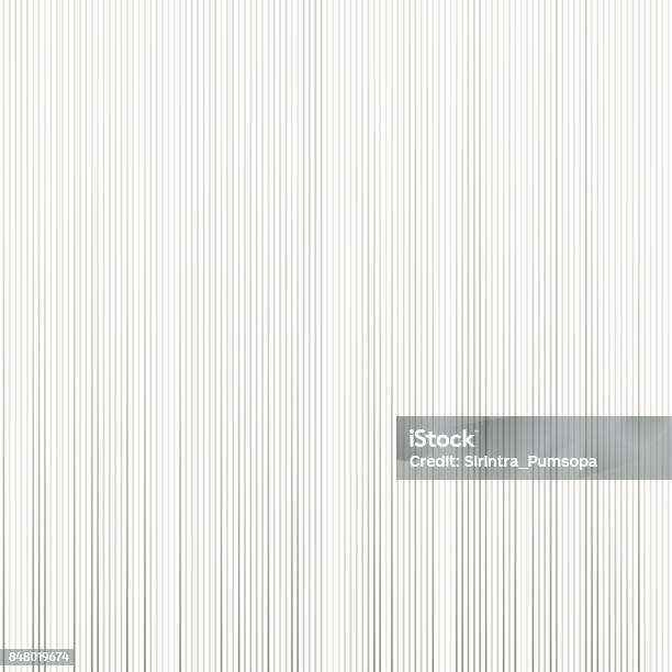 White And Gray Vertical Stripes Texture Pattern For Realistic Graphic Design Material Wallpaper Background Vector Illustration Stock Illustration - Download Image Now