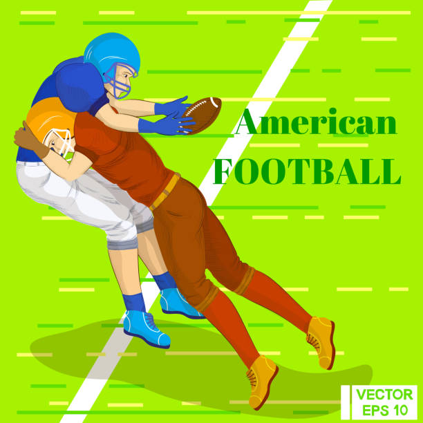 istock Football. A collision of players. 848028376