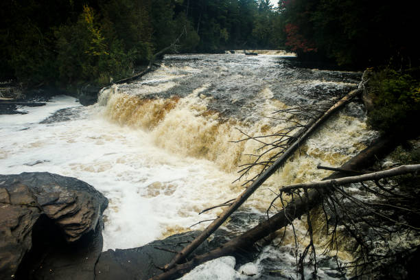istock Tahquamenon Falls Paradise Michigan 848039474