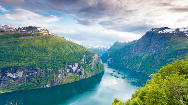 istock View on Geirangerfjord from Flydasjuvet viewpoint Norway 848043770